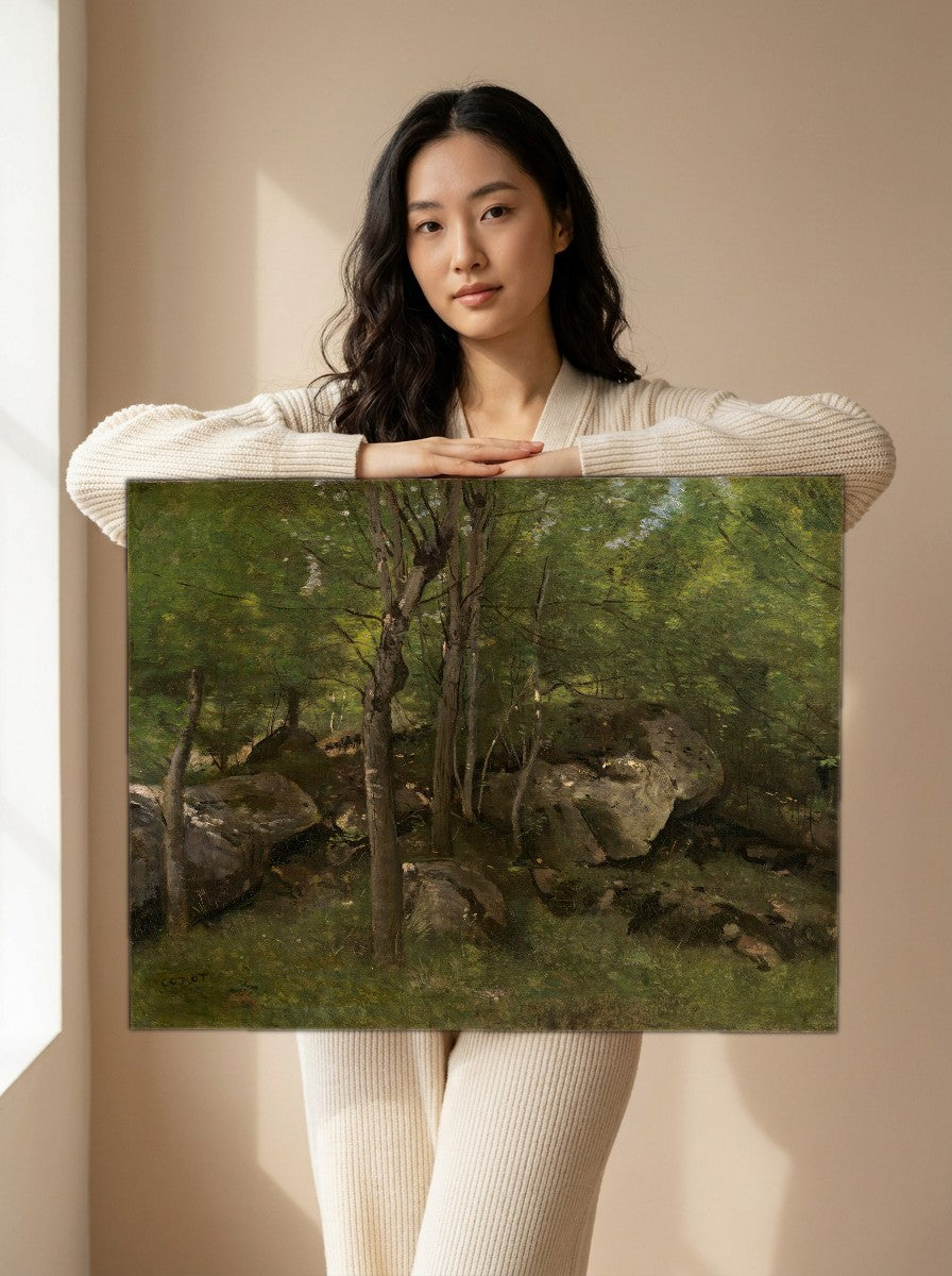 Held for scale — 24 x 18 inch canvas