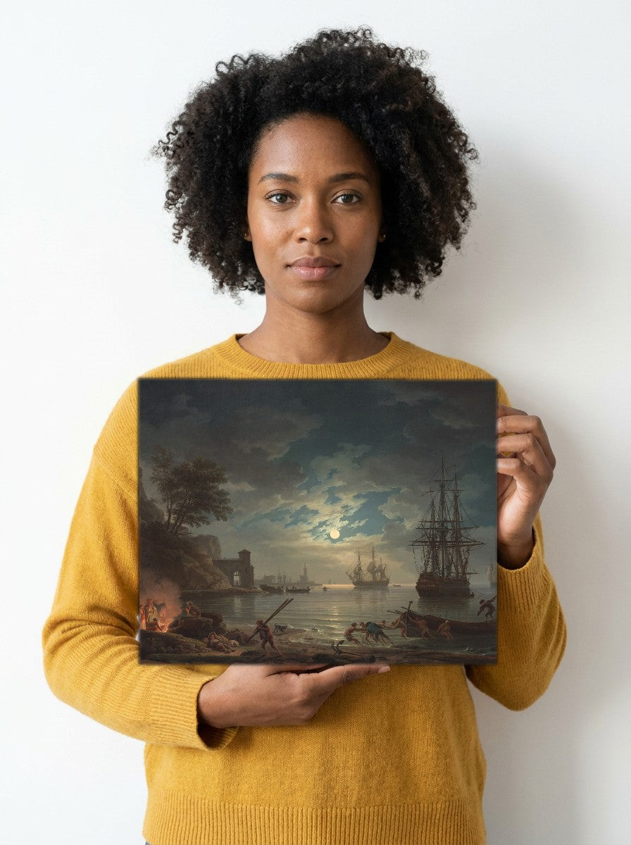 Held for scale — 10 x 8 inch canvas
