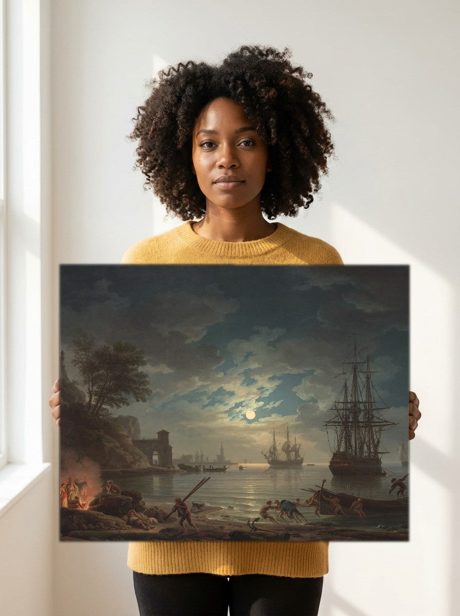 Held for scale — 24 x 18 inch canvas