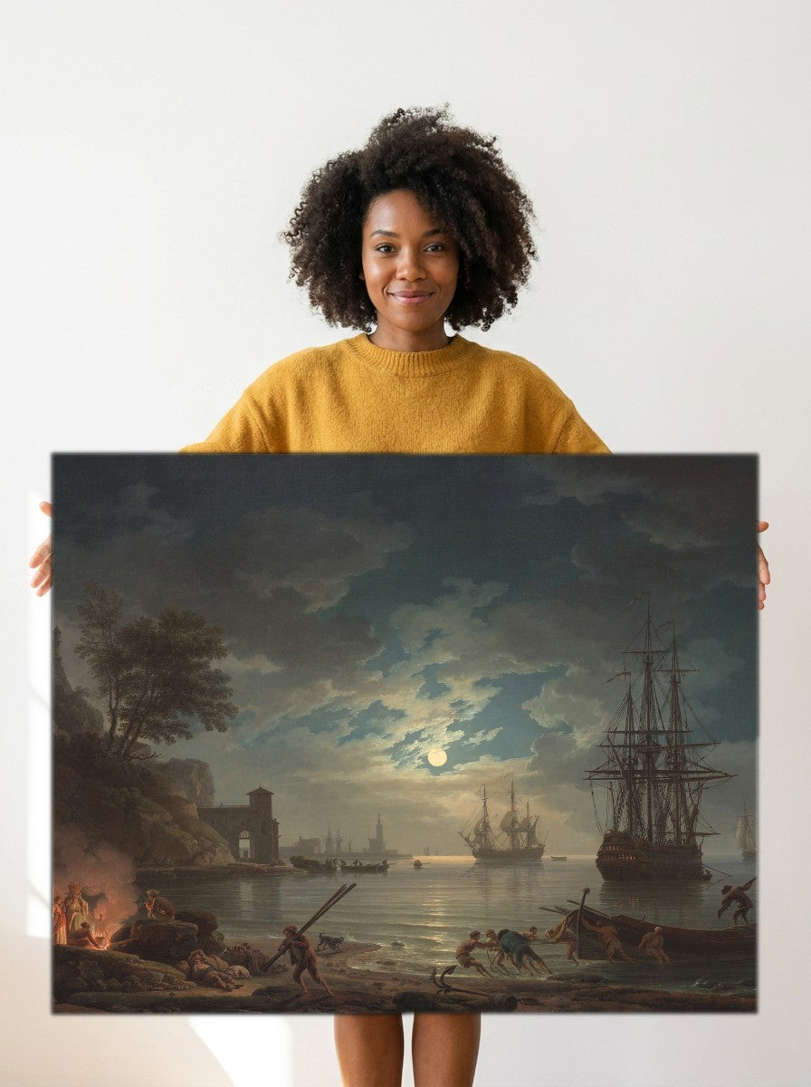 Held for scale — 36 x 24 inch canvas