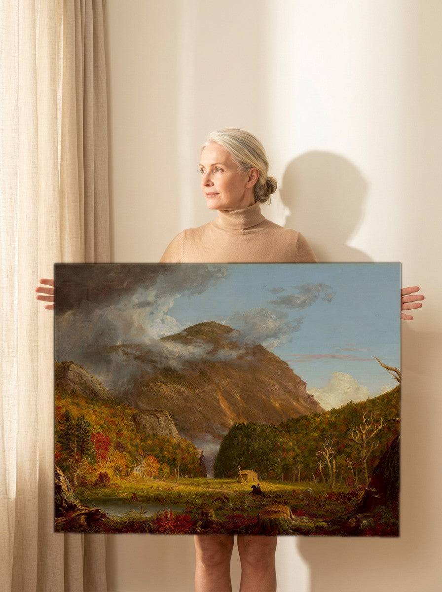 Held for scale — 36 x 24 inch canvas