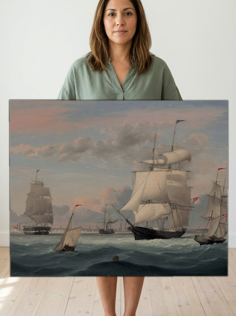 Held for scale — 24 x 18 inch canvas