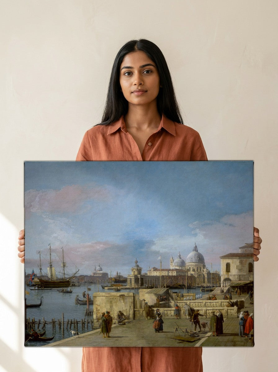 Held for scale — 24 x 18 inch canvas