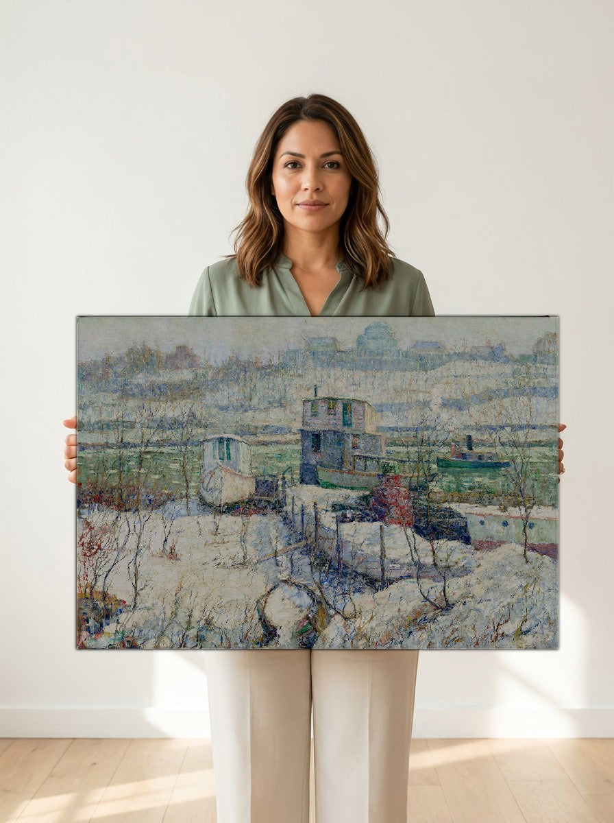 Held for scale — 24 x 18 inch canvas