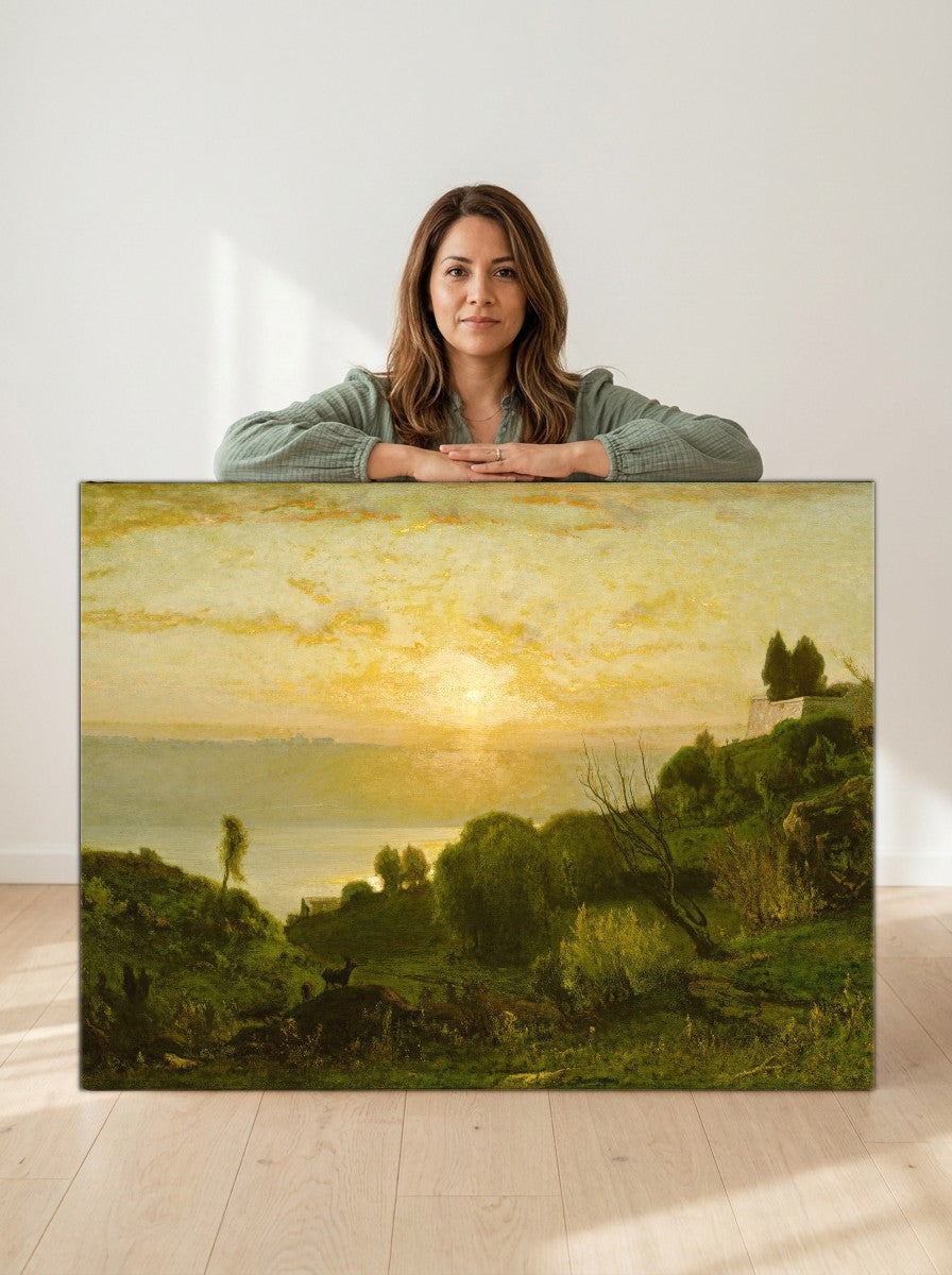 Held for scale — 24 x 18 inch canvas