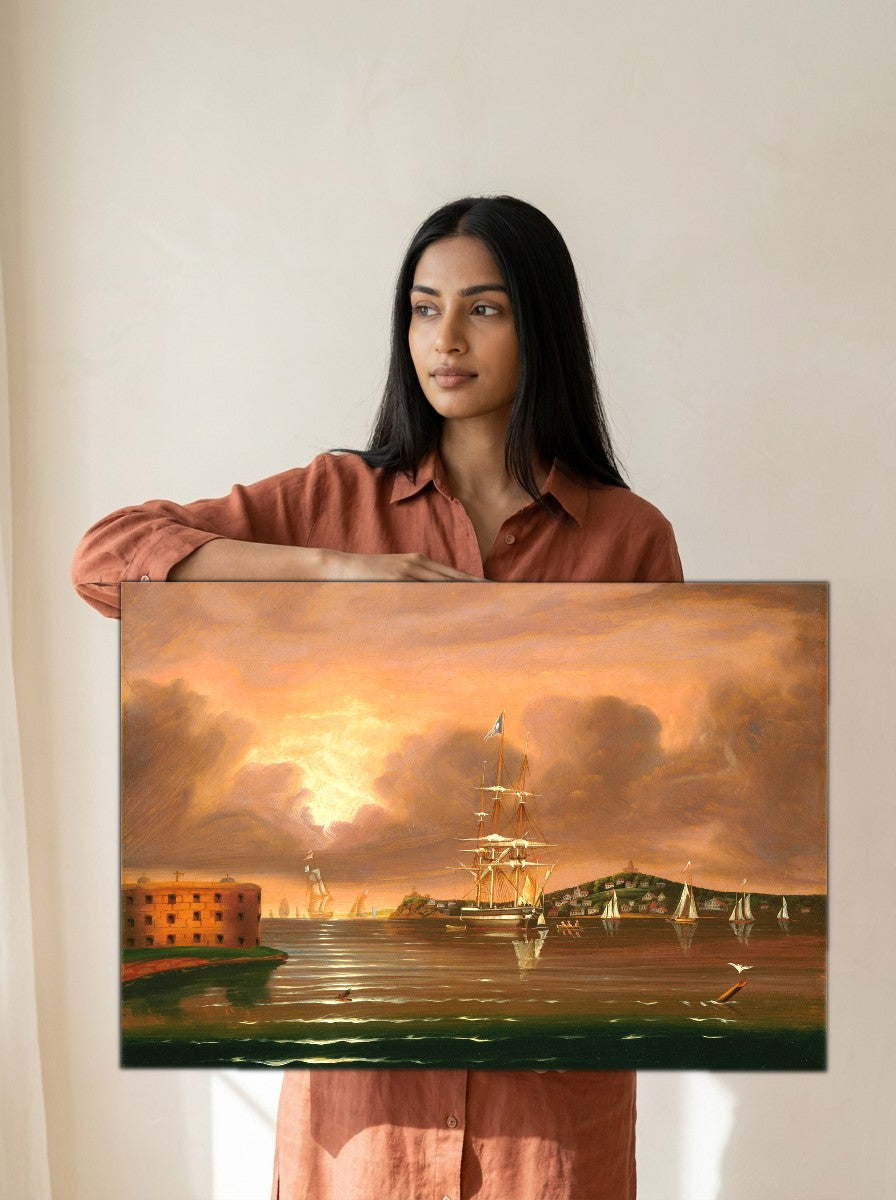 Held for scale — 24 x 18 inch canvas