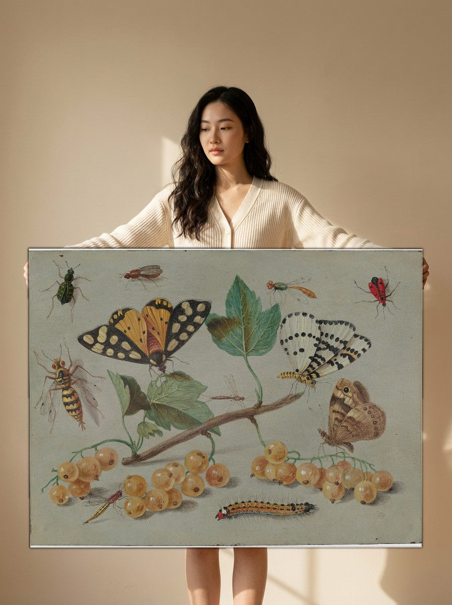 Held for scale — 36 x 24 inch canvas