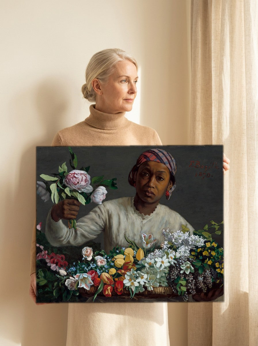 Held for scale — 24 x 18 inch canvas