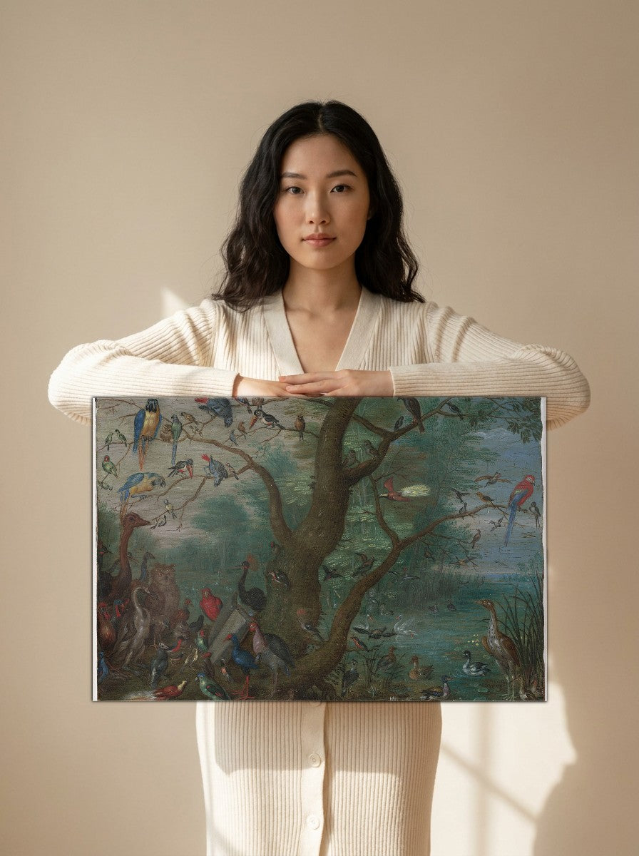 Held for scale — 24 x 18 inch canvas