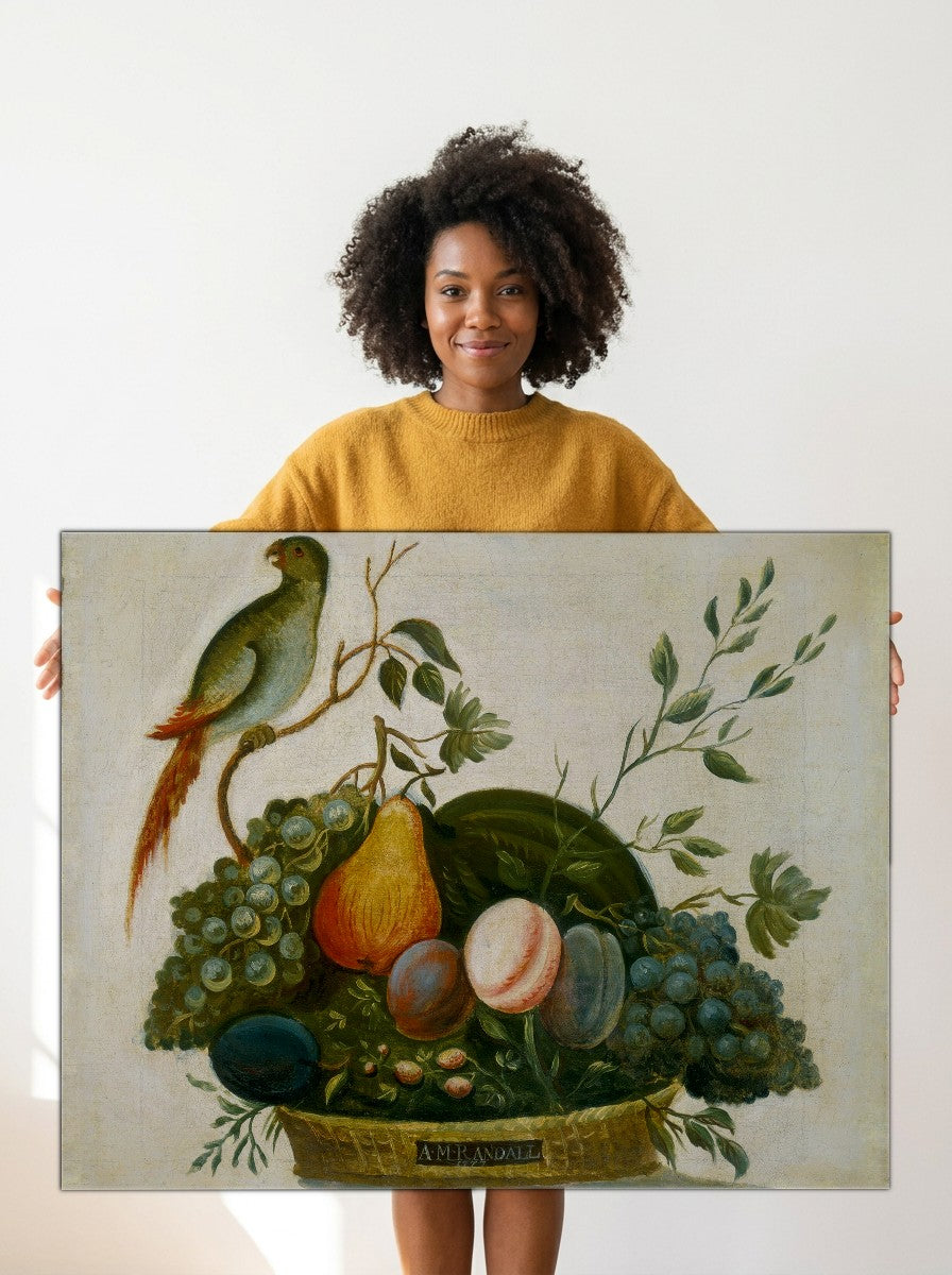 Held for scale — 36 x 24 inch canvas