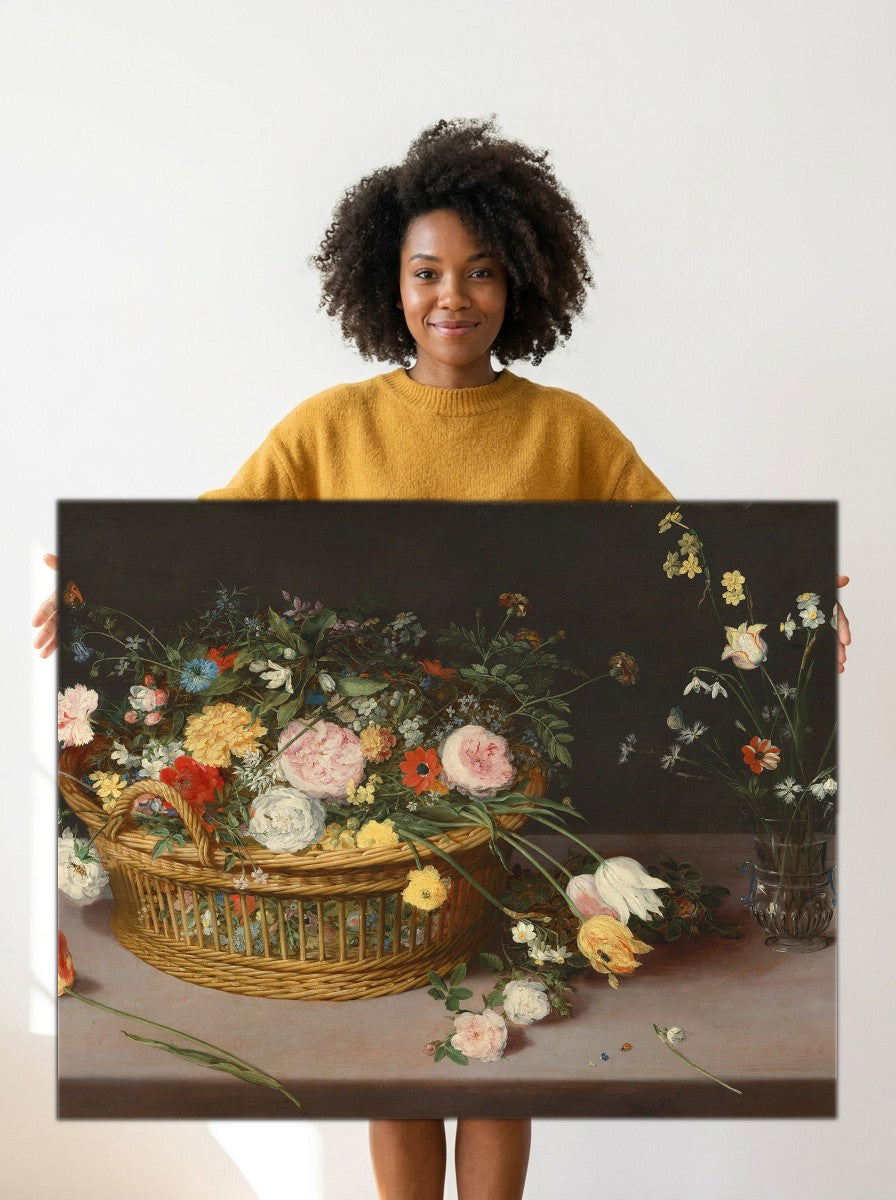 Held for scale — 36 x 24 inch canvas