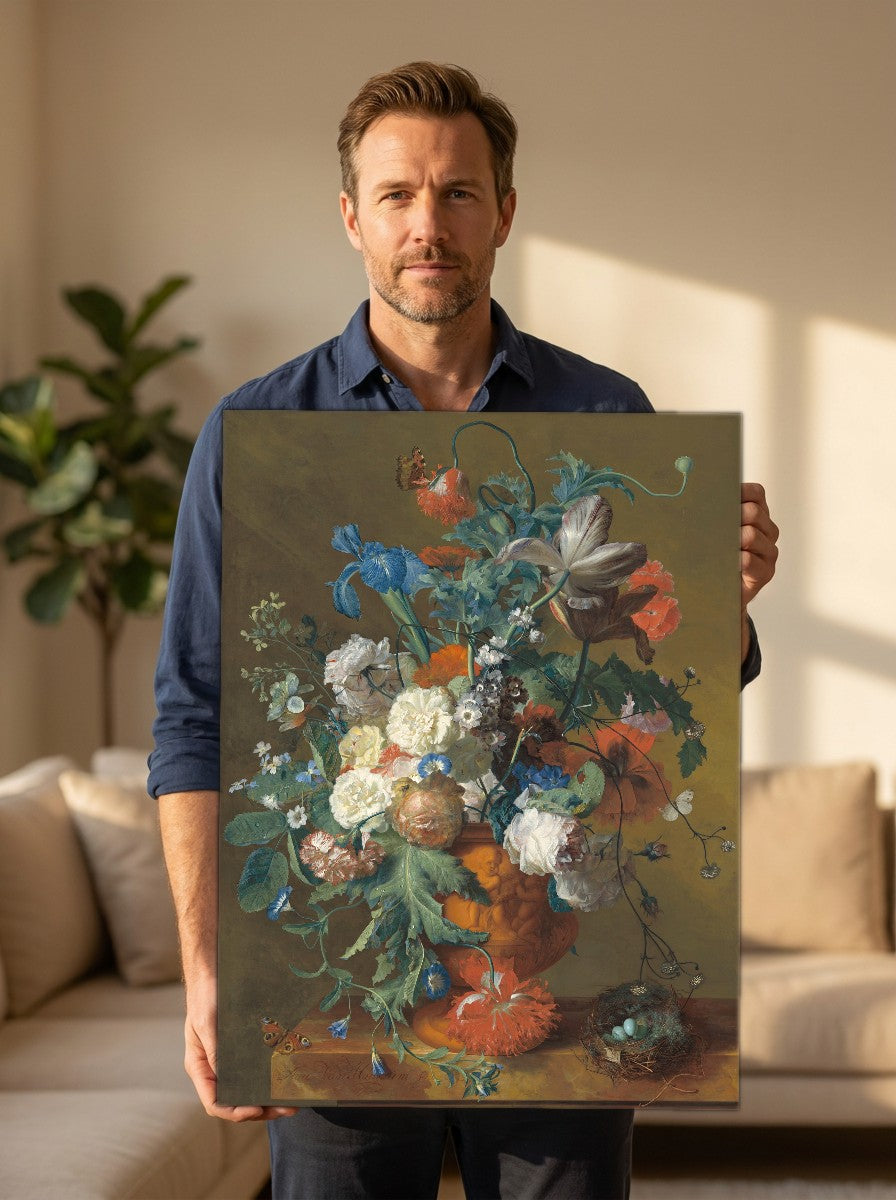 Held for scale — 18 x 24 inch canvas