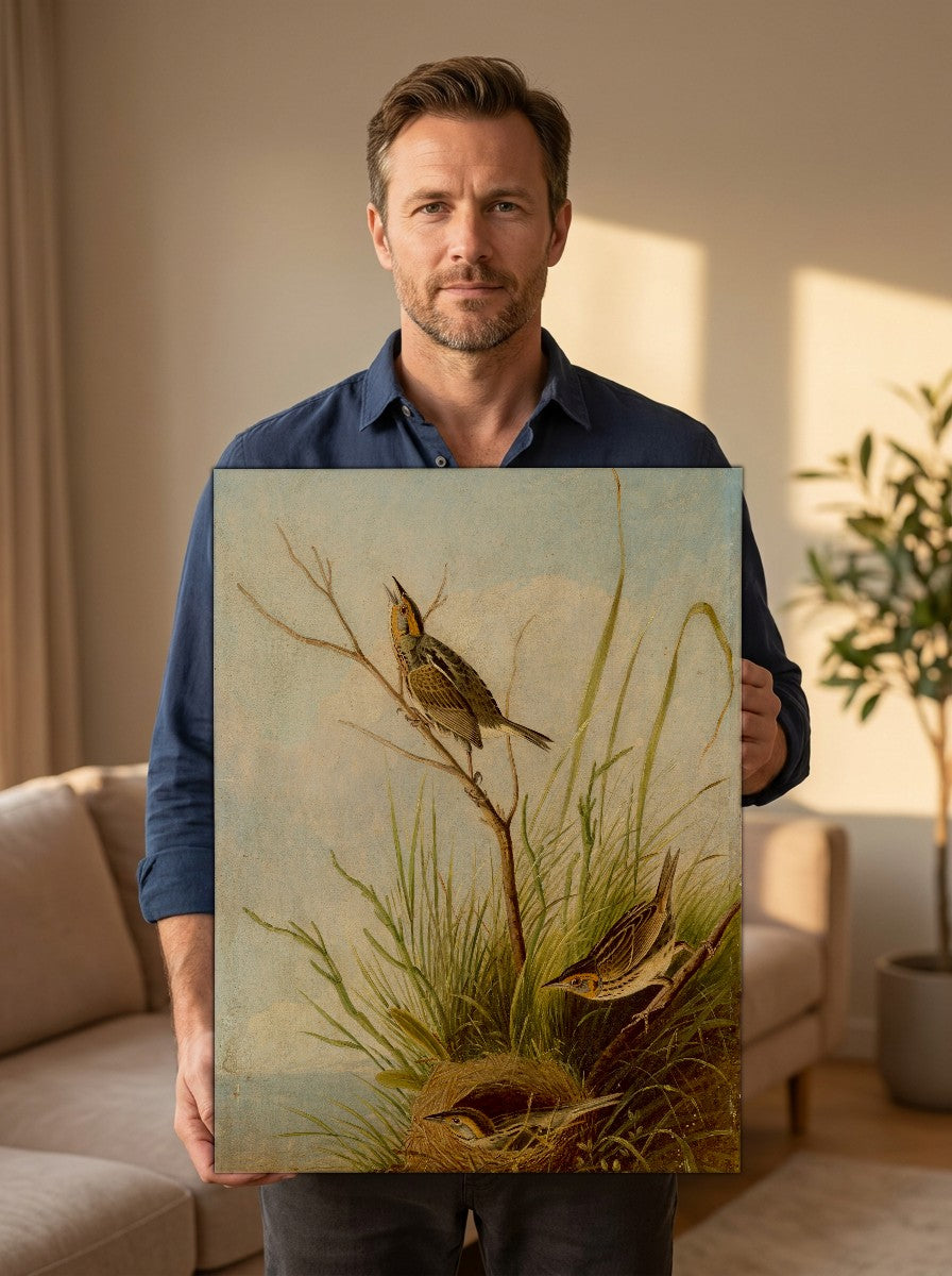 Held for scale — 16 x 20 inch canvas