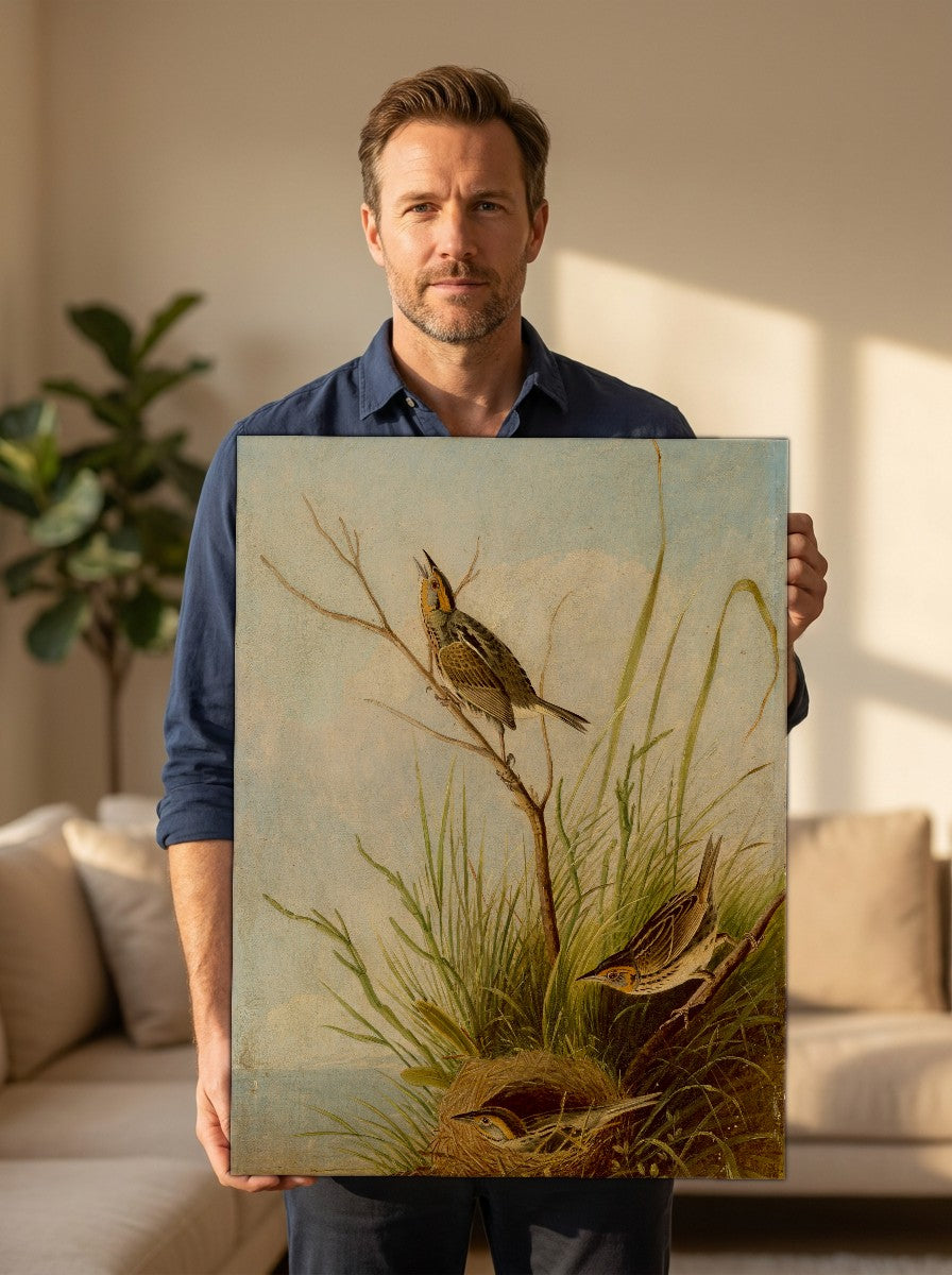 Held for scale — 18 x 24 inch canvas