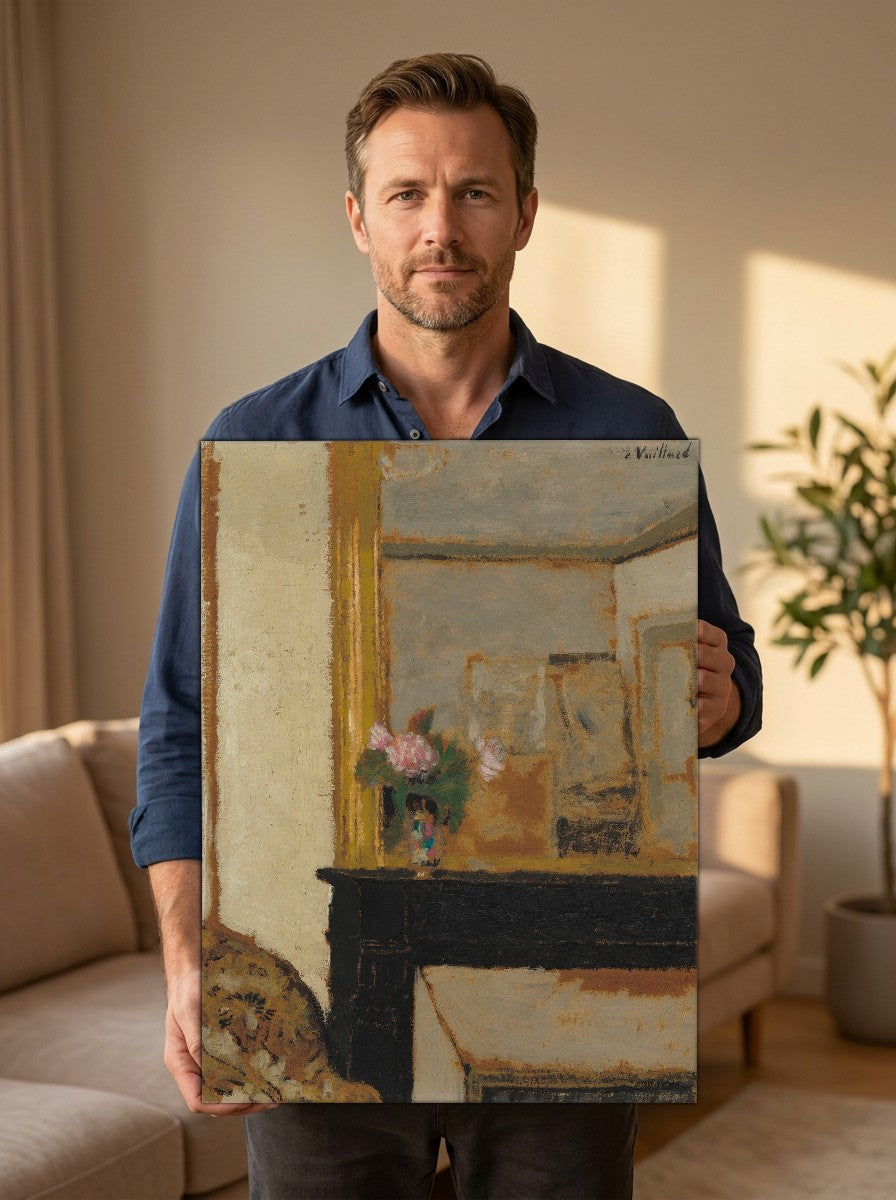 Held for scale — 16 x 20 inch canvas