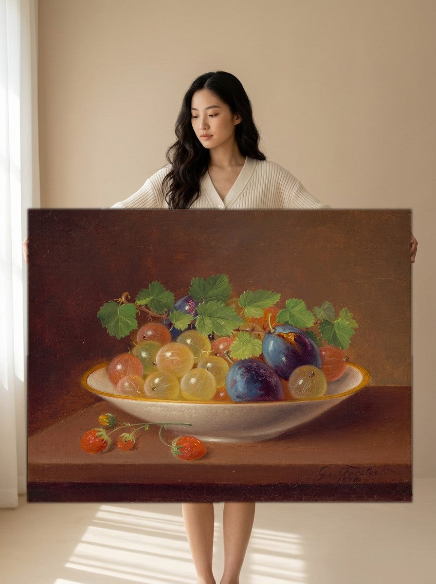Held for scale — 36 x 24 inch canvas