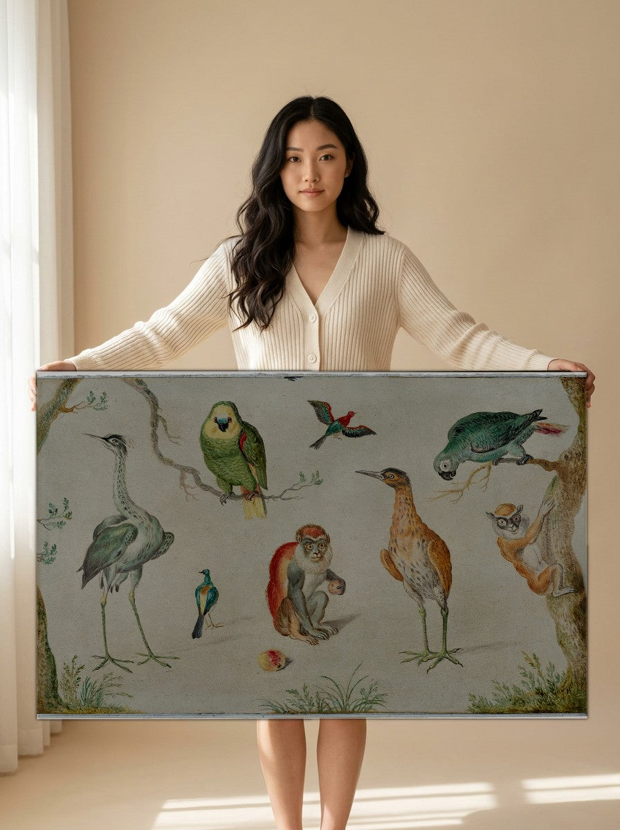 Held for scale — 36 x 24 inch canvas