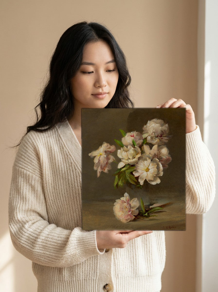 Held for scale — 8 x 10 inch canvas