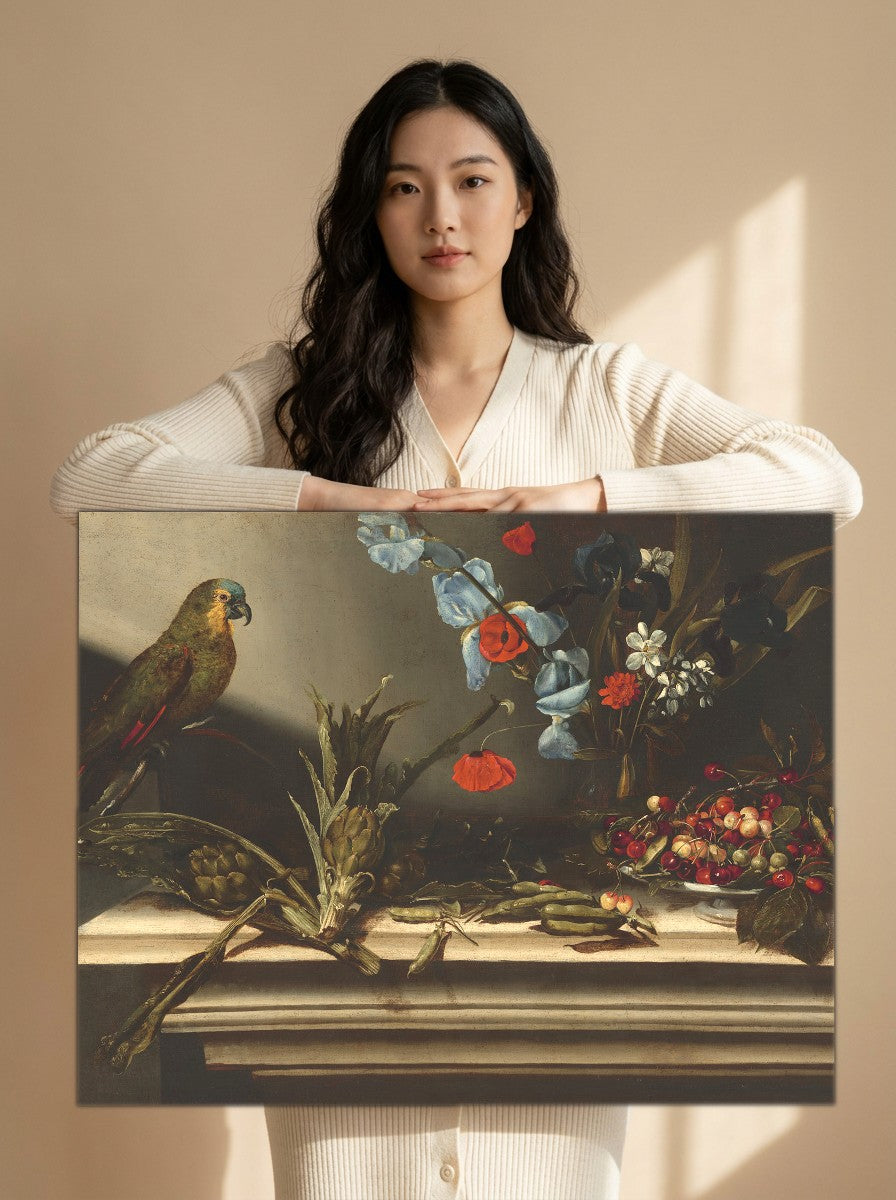Held for scale — 24 x 18 inch canvas