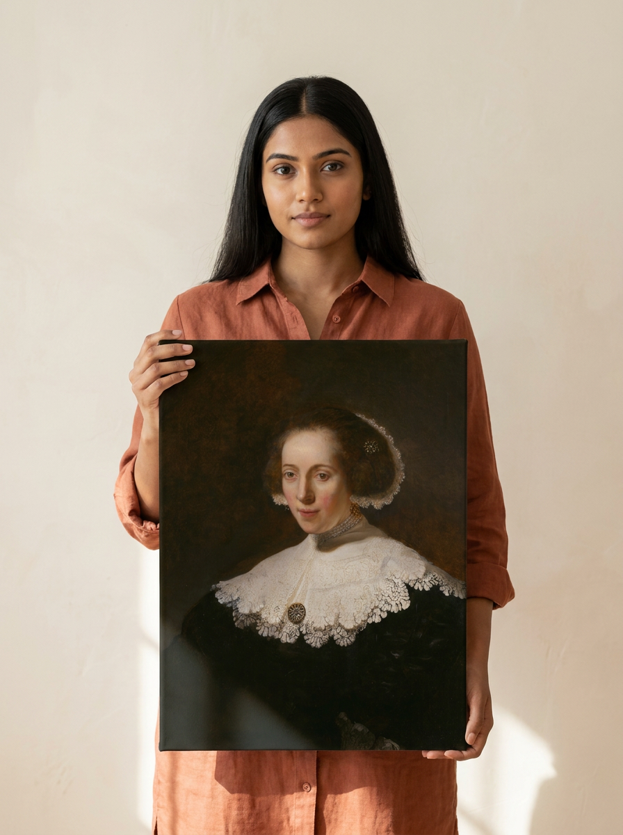 Held for scale — 18 x 24 inch canvas