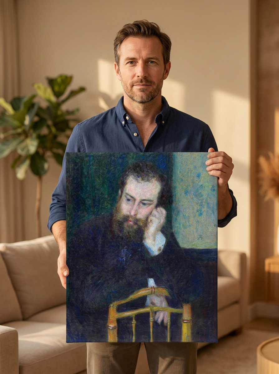 Held for scale — 18 x 24 inch canvas