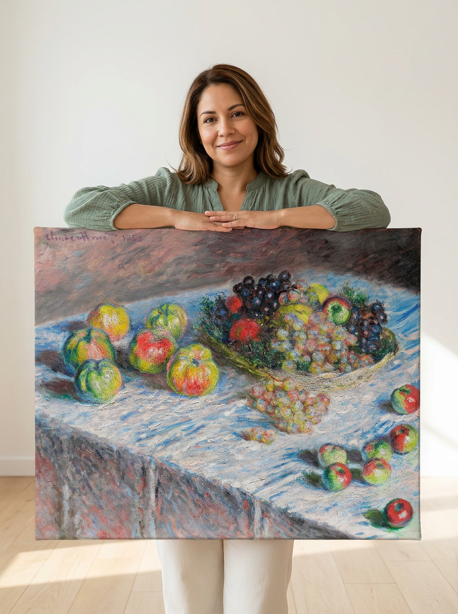 Held for scale — 24 x 18 inch canvas
