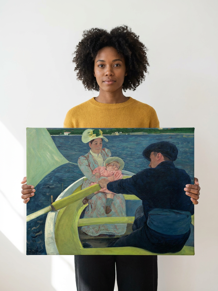 Held for scale — 24 x 18 inch canvas