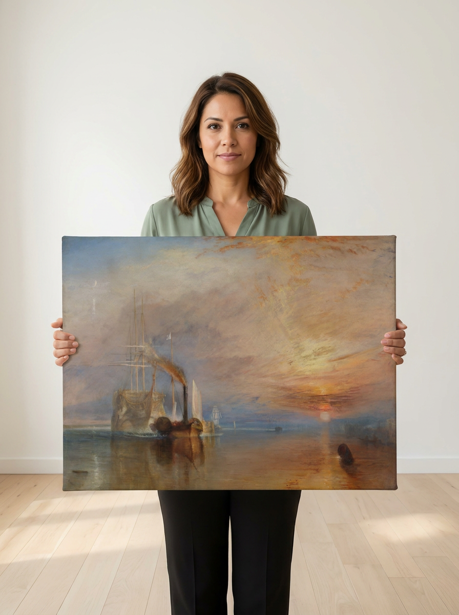 Held for scale — 24 x 18 inch canvas