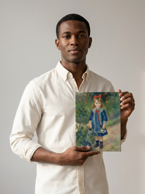 Held for scale — 8 x 10 inch canvas