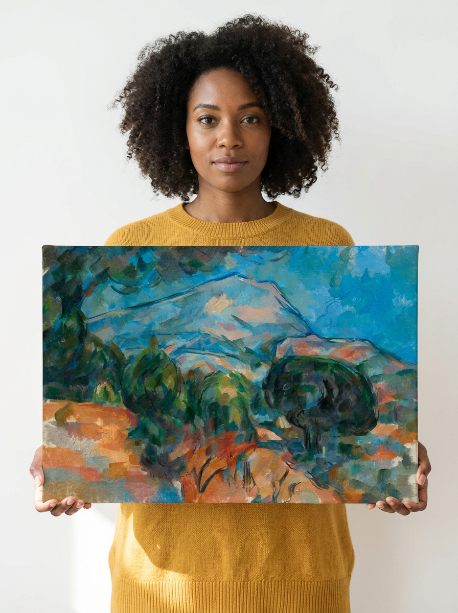 Held for scale — 18 x 12 inch canvas