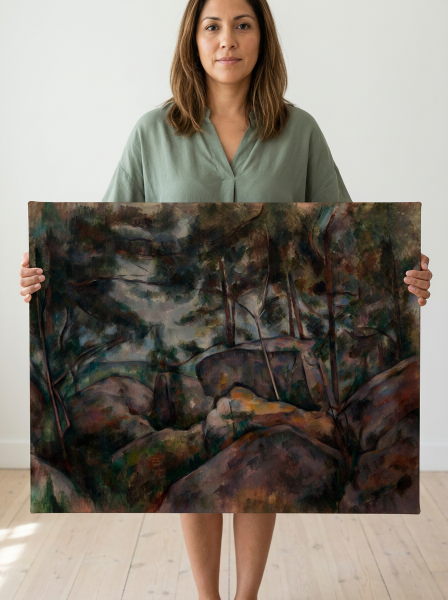 Held for scale — 24 x 18 inch canvas