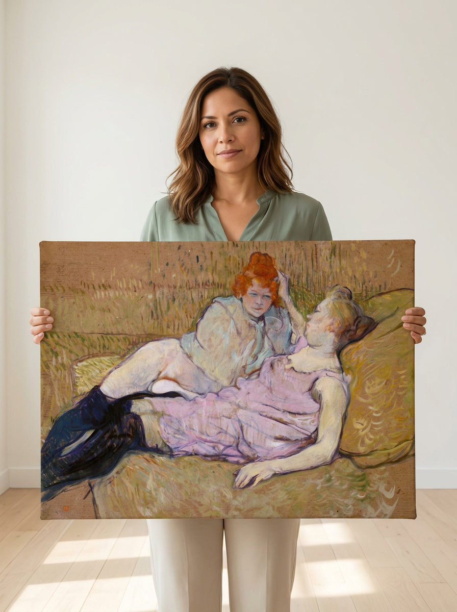 Held for scale — 24 x 18 inch canvas