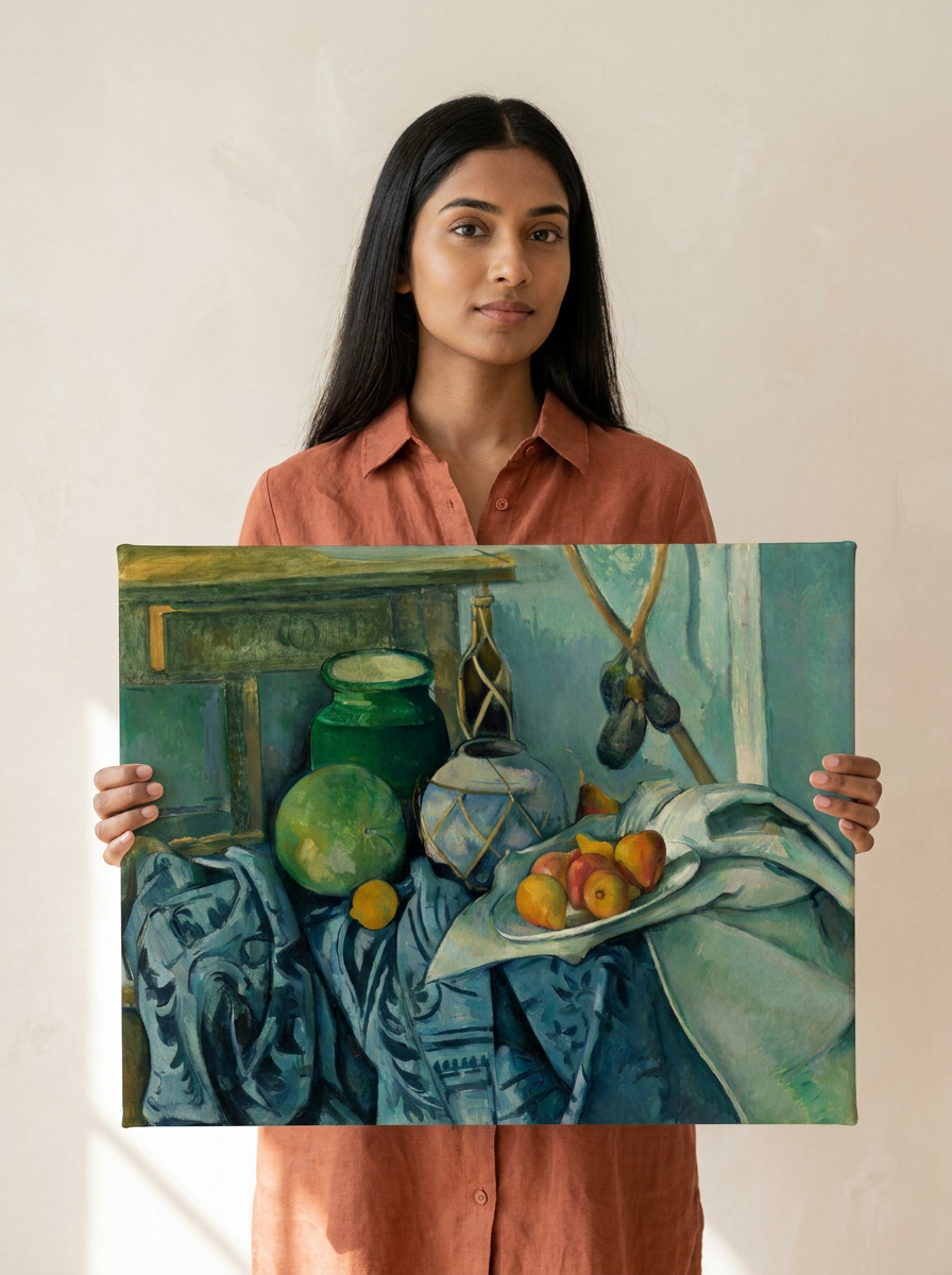 Held for scale — 24 x 18 inch canvas