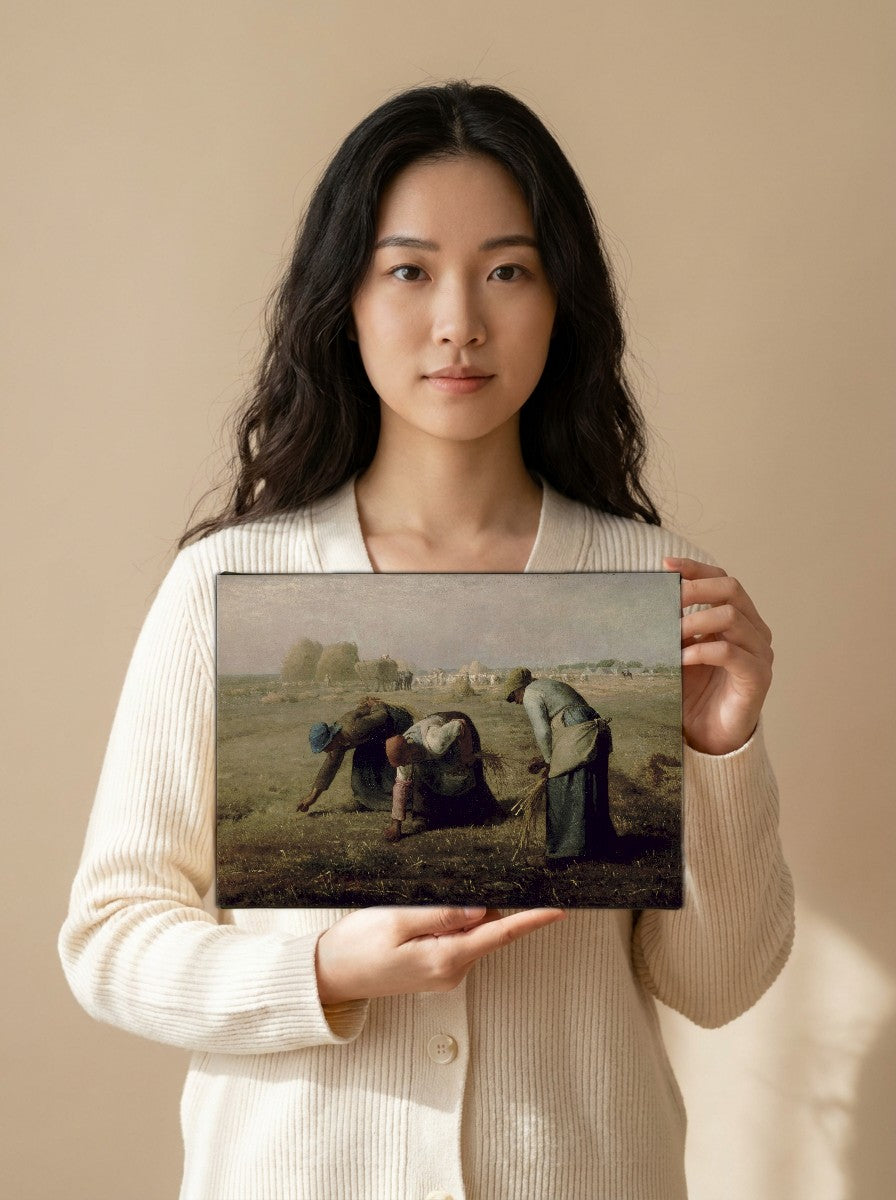 Held for scale — 10 x 8 inch canvas