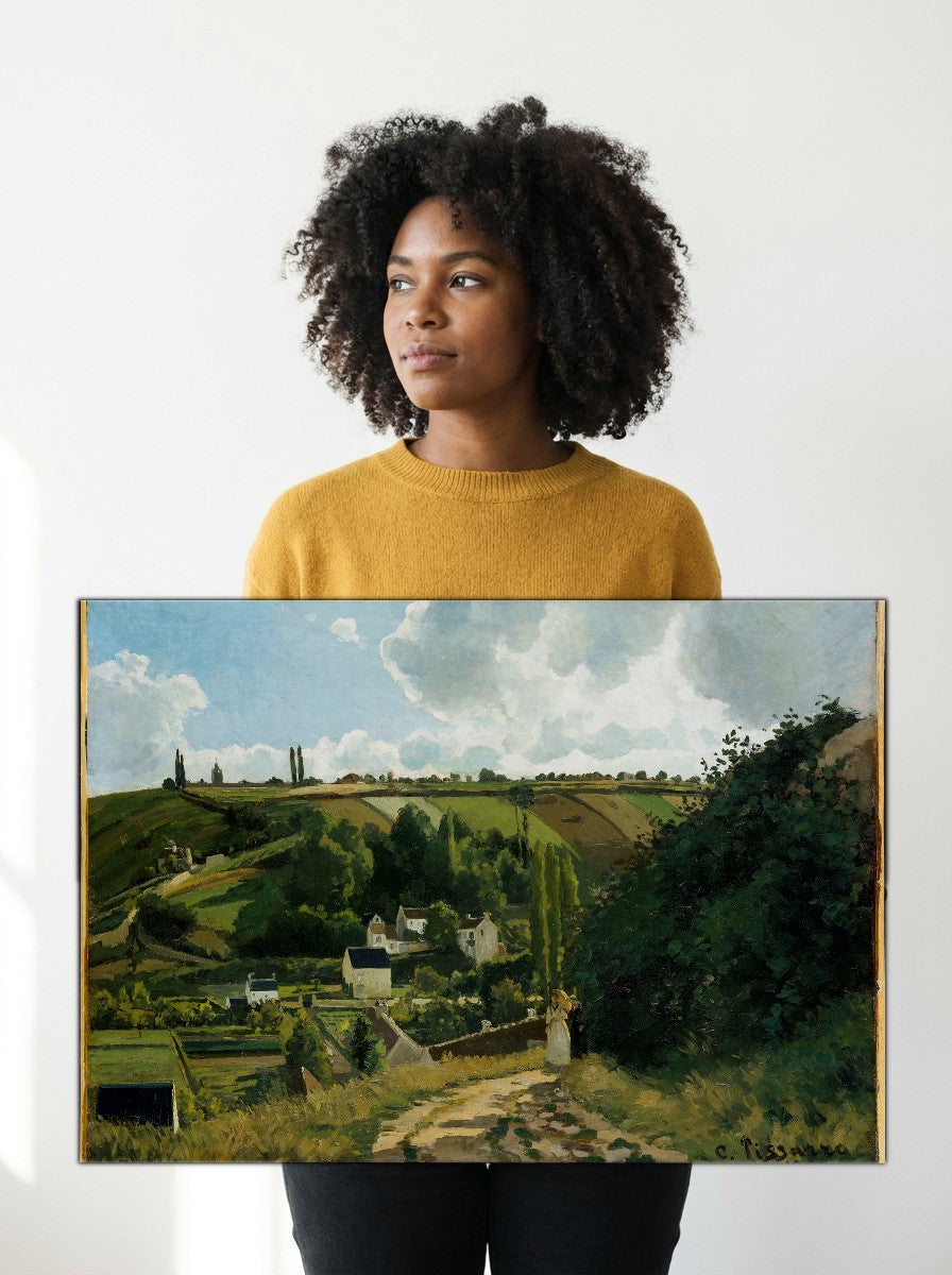 Held for scale — 24 x 18 inch canvas