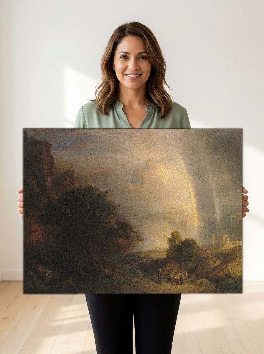 Held for scale — 24 x 18 inch canvas