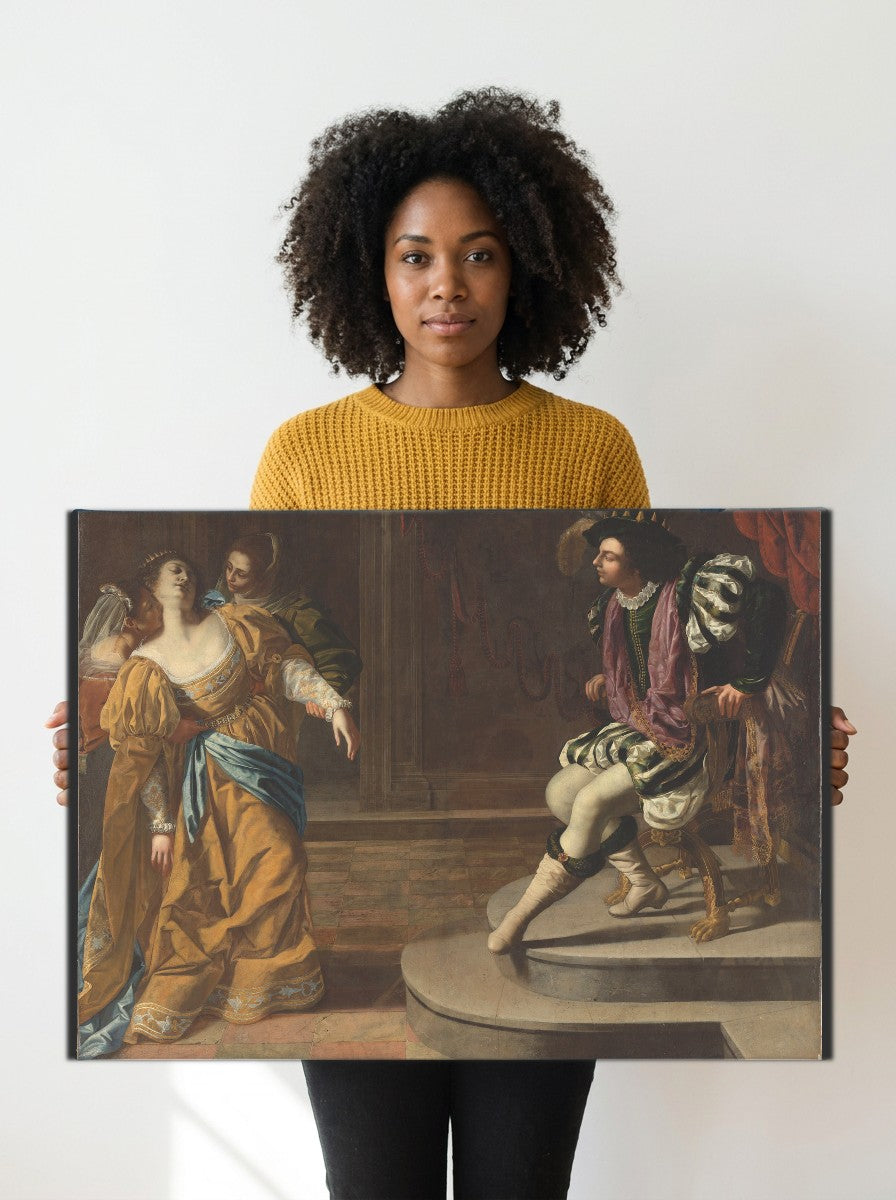 Held for scale — 24 x 18 inch canvas