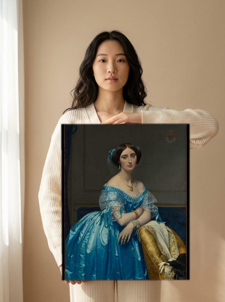 Held for scale — 16 x 20 inch canvas