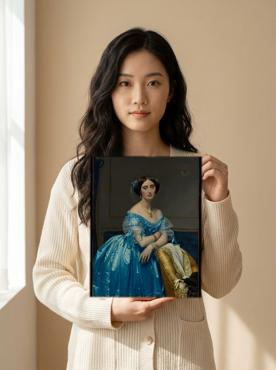 Held for scale — 8 x 10 inch canvas