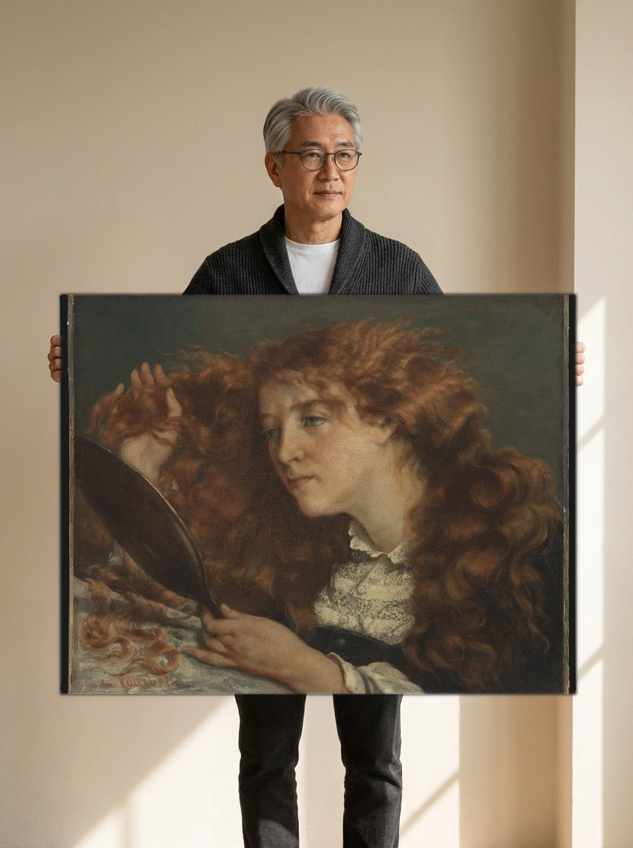 Held for scale — 36 x 24 inch canvas