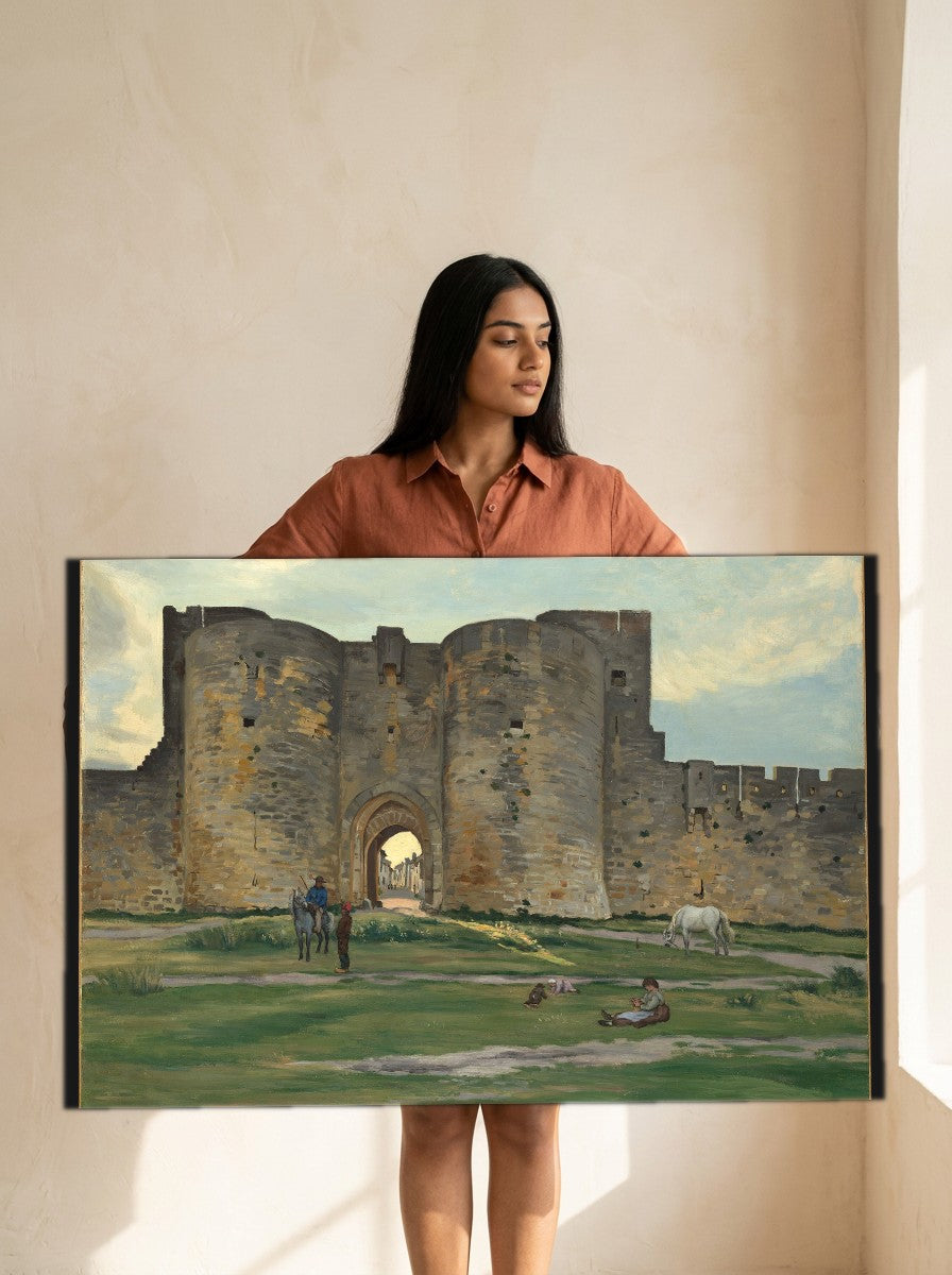 Held for scale — 36 x 24 inch canvas
