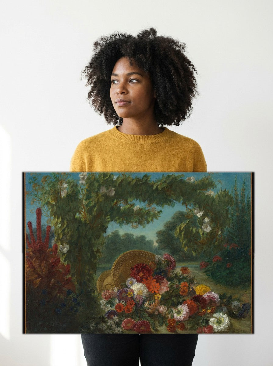 Held for scale — 24 x 18 inch canvas