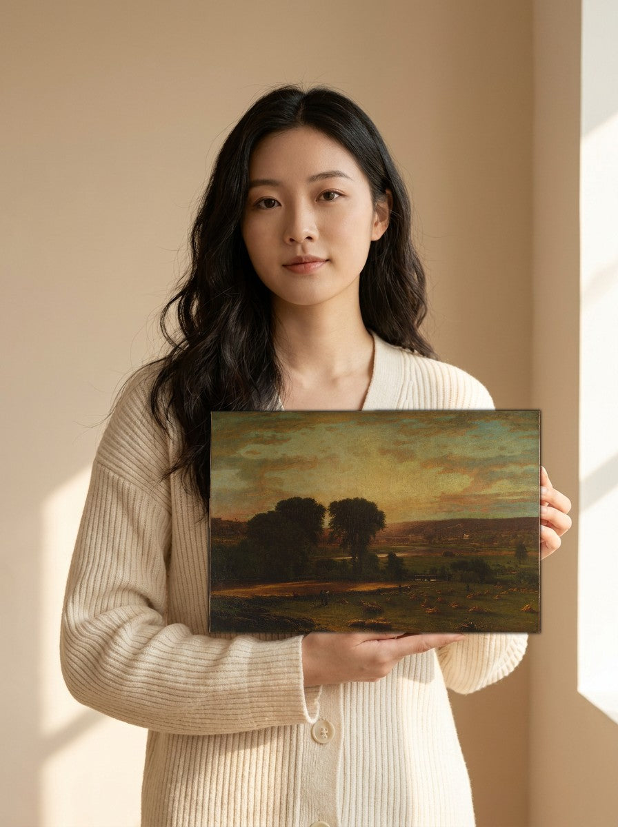 Held for scale — 10 x 8 inch canvas