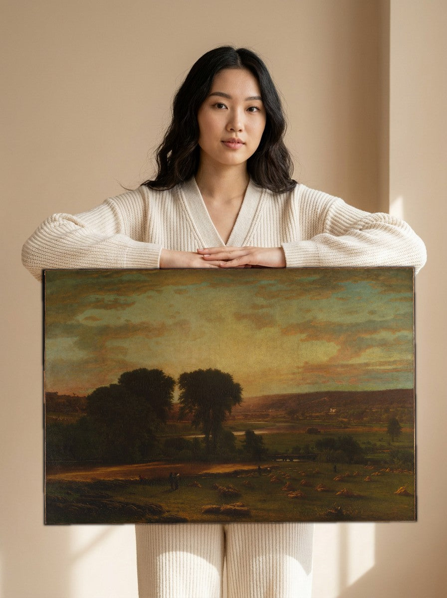 Held for scale — 24 x 18 inch canvas