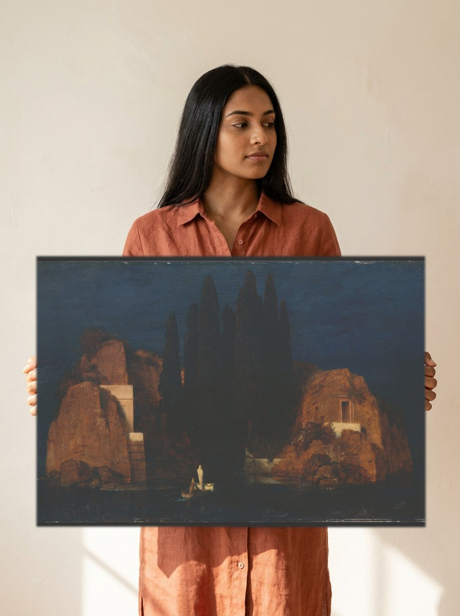 Held for scale — 24 x 18 inch canvas