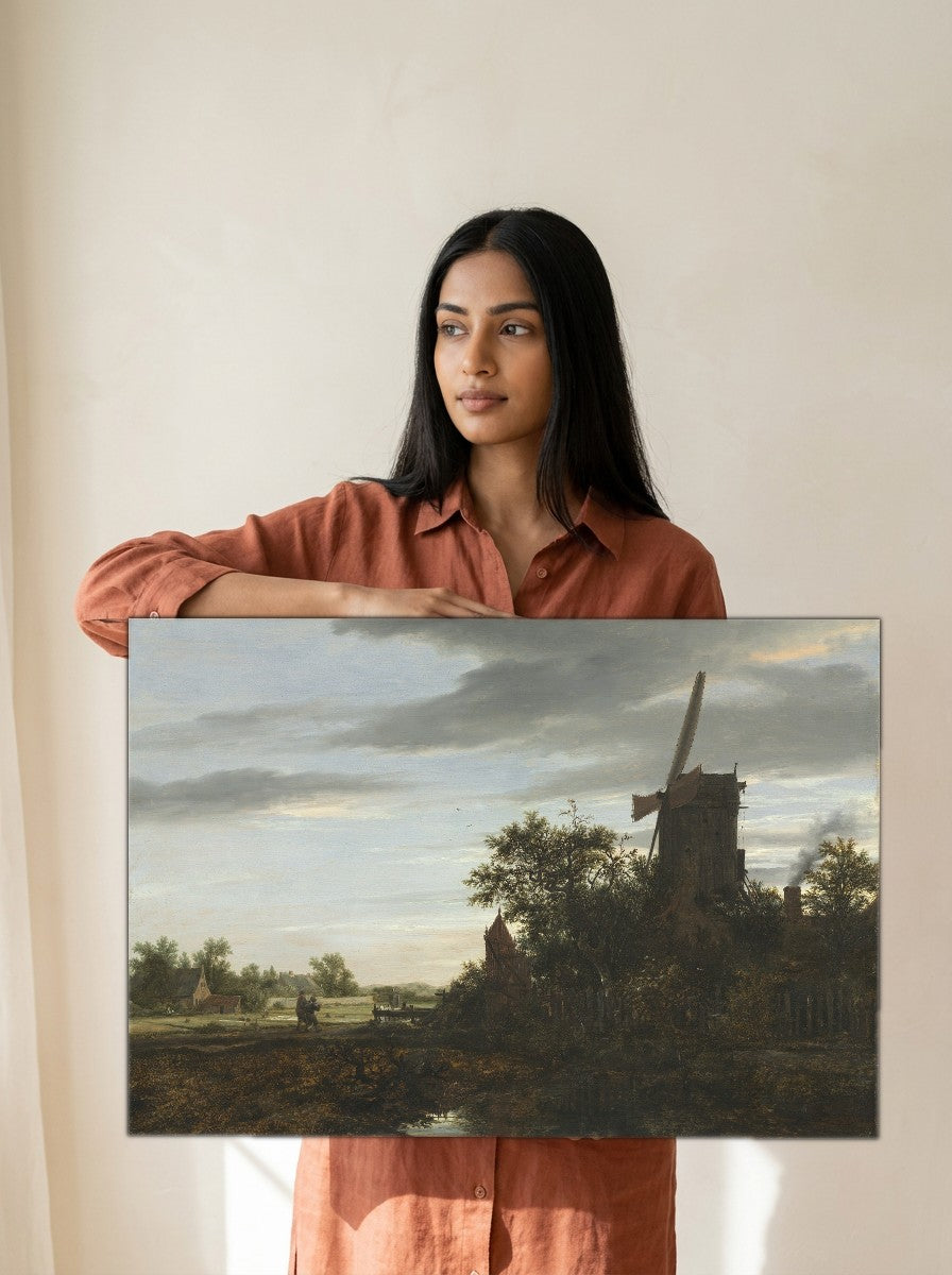 Held for scale — 24 x 18 inch canvas