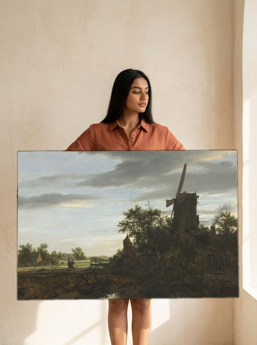 Held for scale — 36 x 24 inch canvas