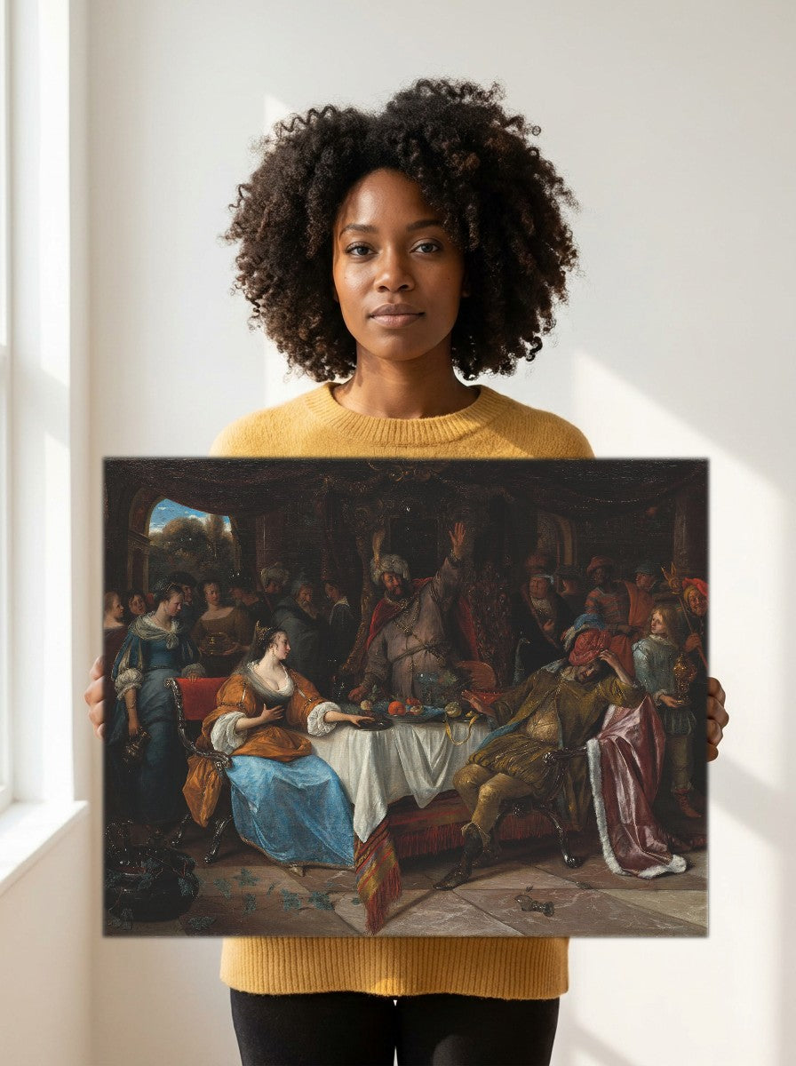 Held for scale — 24 x 18 inch canvas