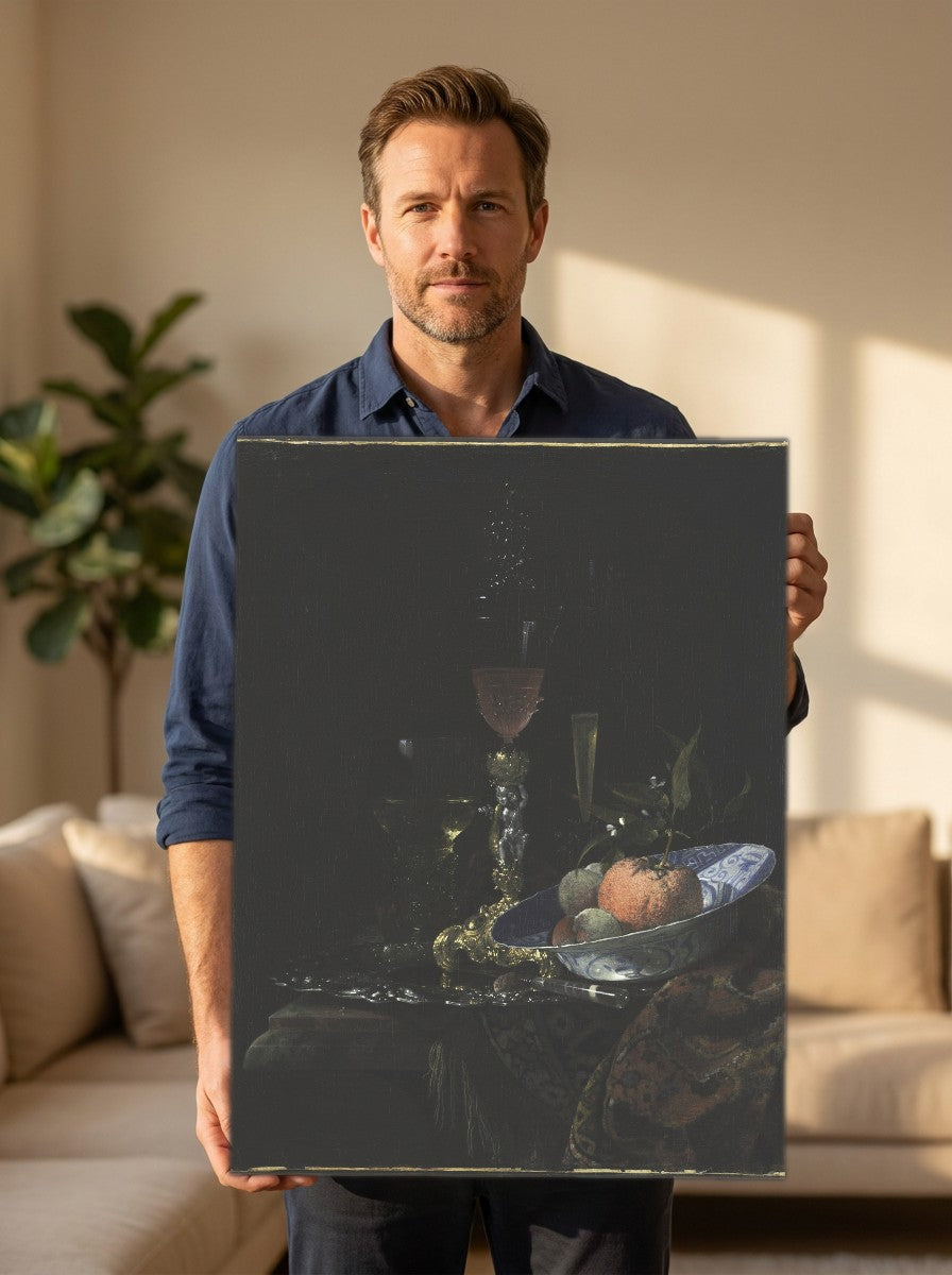 Held for scale — 18 x 24 inch canvas