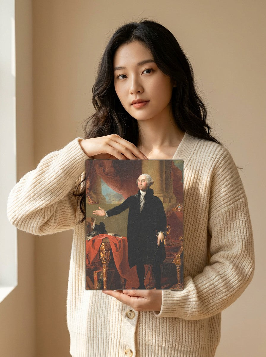 Held for scale — 8 x 10 inch canvas